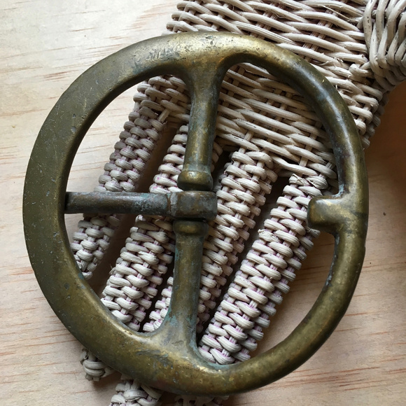 Oversized Antique Industrial Brass Buckle
